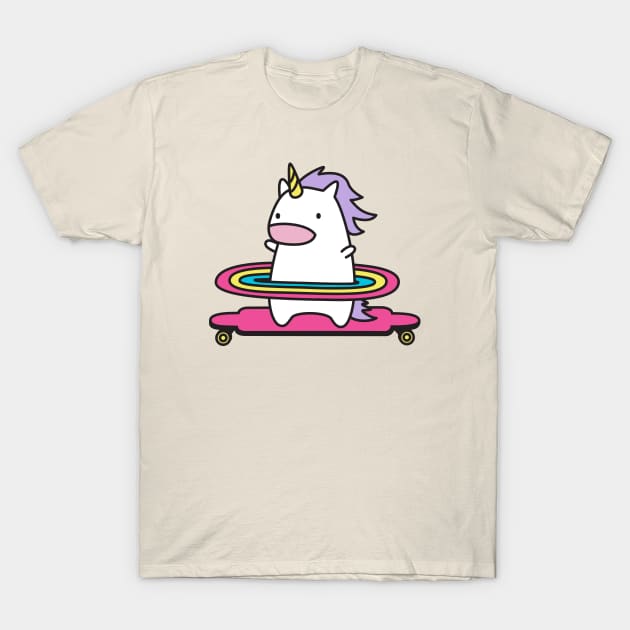 Unicorn Longboard T-Shirt by Robot Dance Battle